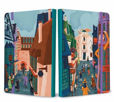 Harry Potter: Exploring Diagon Alley Softcover Notebook by Insight Editions