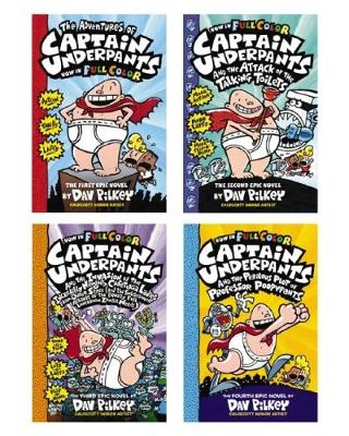 Captain Underpants Colour Editions 1-4 Boxed Set book