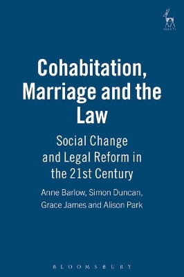 Cohabitation, Marriage and the Law book