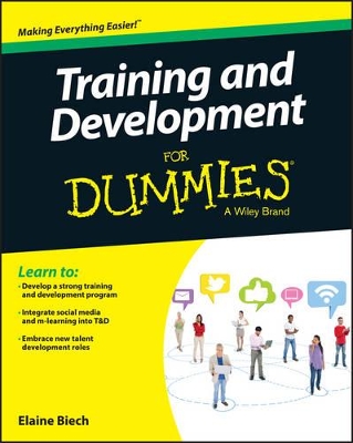 Training & Development for Dummies by Elaine Biech