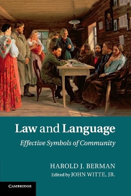 Law and Language by Harold J. Berman