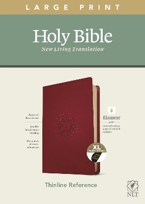 NLT Large Print Thinline Reference Bible, Filament Edition by Tyndale House