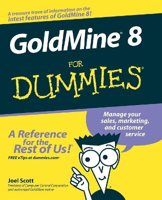 GoldMine 8 For Dummies book