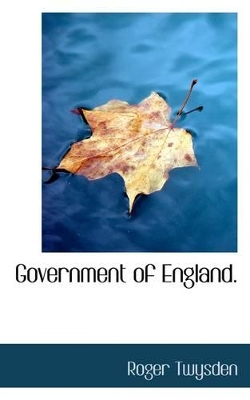 Government of England. book