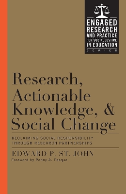 Research, Actionable Knowledge & Social Change book