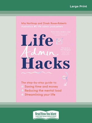 Life Admin Hacks book