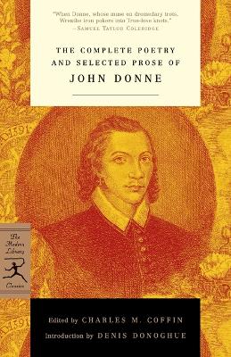 Mod Lib The Complete Poetry & Selected Prose Of John Donne by John Donne