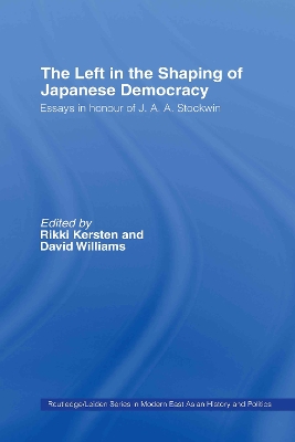 Left in the Shaping of Japanese Democracy book