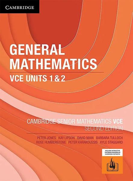 General Mathematics VCE Units 1&2 book