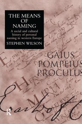 Means Of Naming book