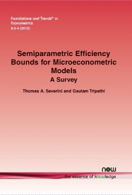 Semiparametric Efficiency Bounds for Microeconometric Models book