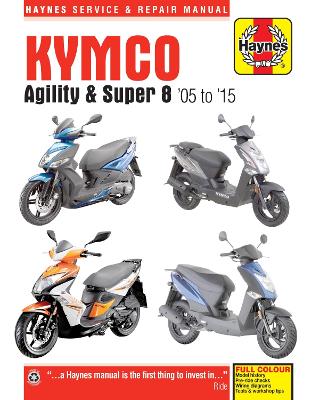 Kymco Agility and Super 8 Service and Repair Manual book