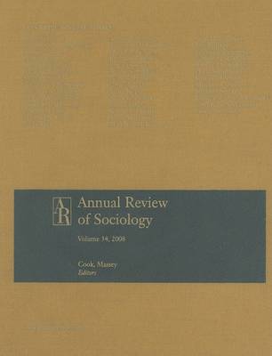 Annual Review of Sociology, Volume 34 book