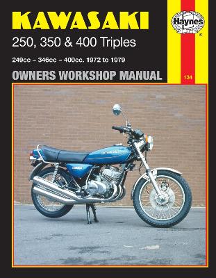Kawasaki 250, 350 and 400 Three Cylinder Owner's Workshop Manual book