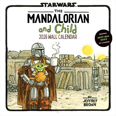 Star Wars The Mandalorian and Child 2026 Wall Calendar book
