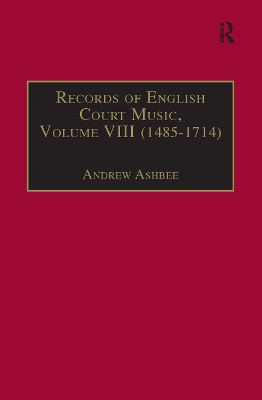 Records of English Court Music book