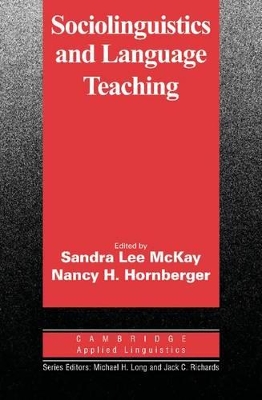 Sociolinguistics and Language Teaching book