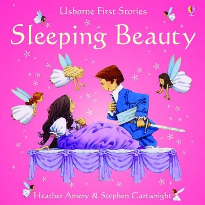 Usborne Fairytale Sticker Stories Sleeping Beauty book