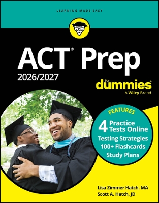 ACT Prep 2026/2027 For Dummies: Book + 4 PracticeTests & 100+ Flashcards Online book