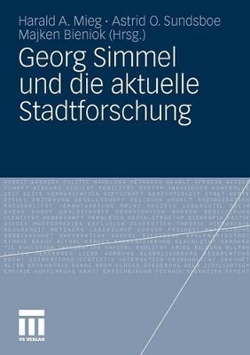 Georg Simmel und die aktuelle Stadtforschung book