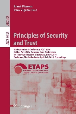 Principles of Security and Trust book
