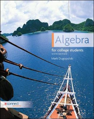 Algebra for College Students book