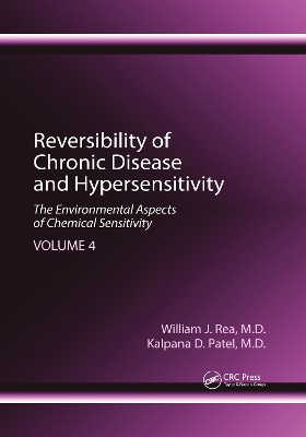 Reversibility of Chronic Disease and Hypersensitivity, Volume 4: The Environmental Aspects of Chemical Sensitivity book