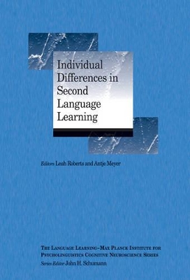Individual Differences in Second Language Learning book