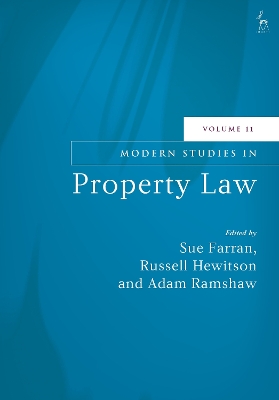 Modern Studies in Property Law, Volume 11 by Sue Farran