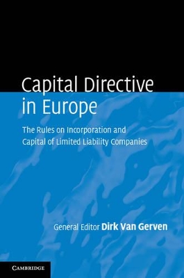 Capital Directive in Europe book