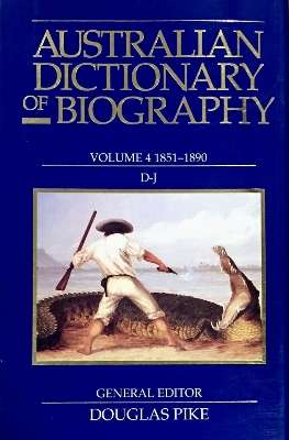 Australian Dictionary of Biography V4 book