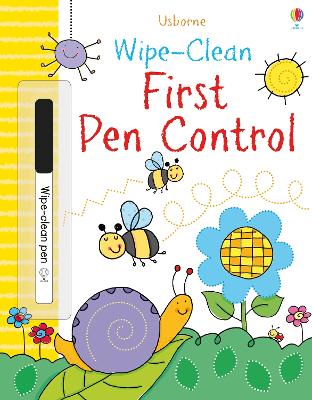 Wipe-clean First Pen Control book