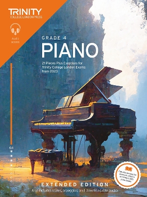 Trinity College London Piano Exam Pieces Plus Exercises from 2023: Grade 4: Extended Edition book
