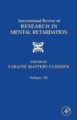 International Review of Research in Mental Retardation book