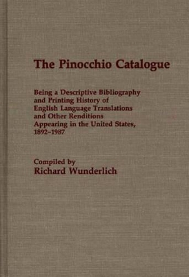 Pinocchio Catalogue book
