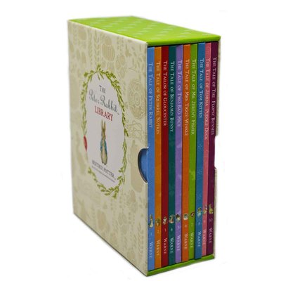 The Peter Rabbit Library book