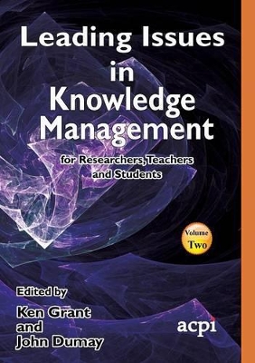 Leading Issues in Knowledge Management Volume 2 book