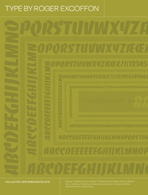 Type by Roger Excoffon: Collected Specimen Booklets book