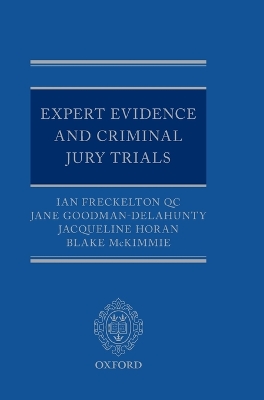 Expert Evidence and Criminal Jury Trials book