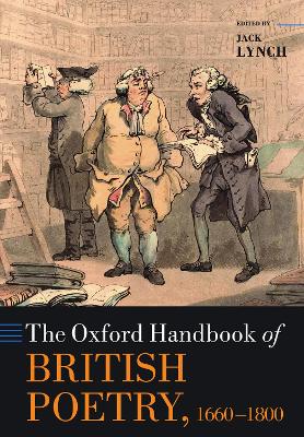 The Oxford Handbook of British Poetry, 1660-1800 book