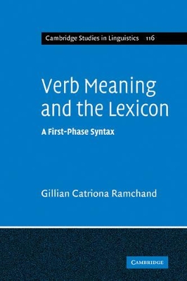Verb Meaning and the Lexicon book