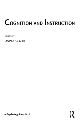 Cognition and Instruction book
