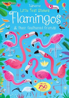 Little First Stickers Flamingos book