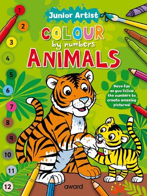 Junior Artist Colour By Numbers: Animals book