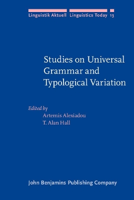 Studies on Universal Grammar and Typological Variation by Artemis Alexiadou