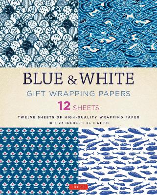 Blue & White Gift Wrapping Papers book