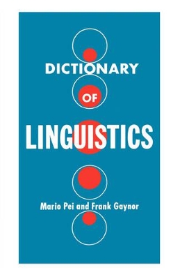 Dictionary of Linguistics book