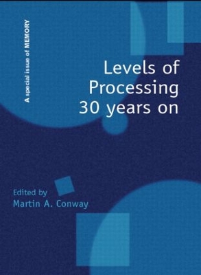 Levels of Processing 30 Years on book