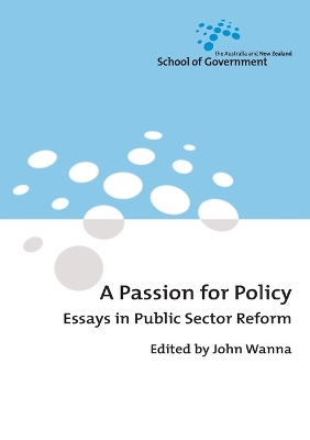 Passion for Policy book