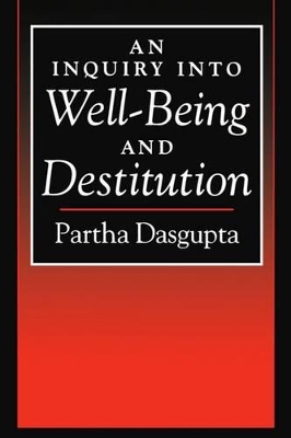 Inquiry into Well-Being and Destitution book